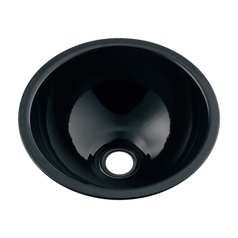 カクダイ 2237268 ホーロー手洗器ブラック 493-326-D 1個（ご注文単位1個）【直送品】