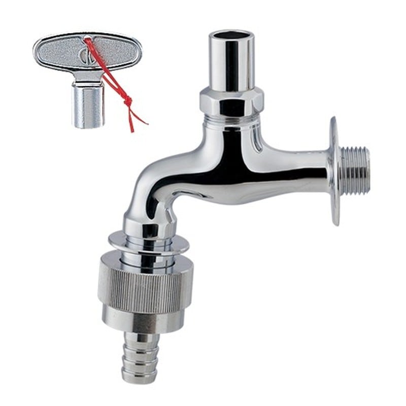 カクダイ 2237633 カクダイ共用横水栓自動接手凍止付 723-611 1個（ご注文単位1個）【直送品】