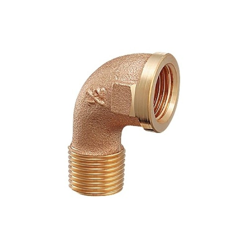 カクダイ 2235781 カクダイ 6124-40 砲金ストリートエルボ #6124-40 1個（ご注文単位1個）【直送品】