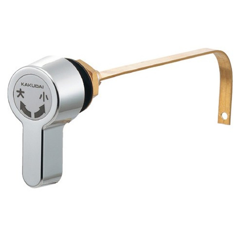 カクダイ 2230945 ロータンクレバー クローム #476-002-M 1個（ご注文単位1個）【直送品】