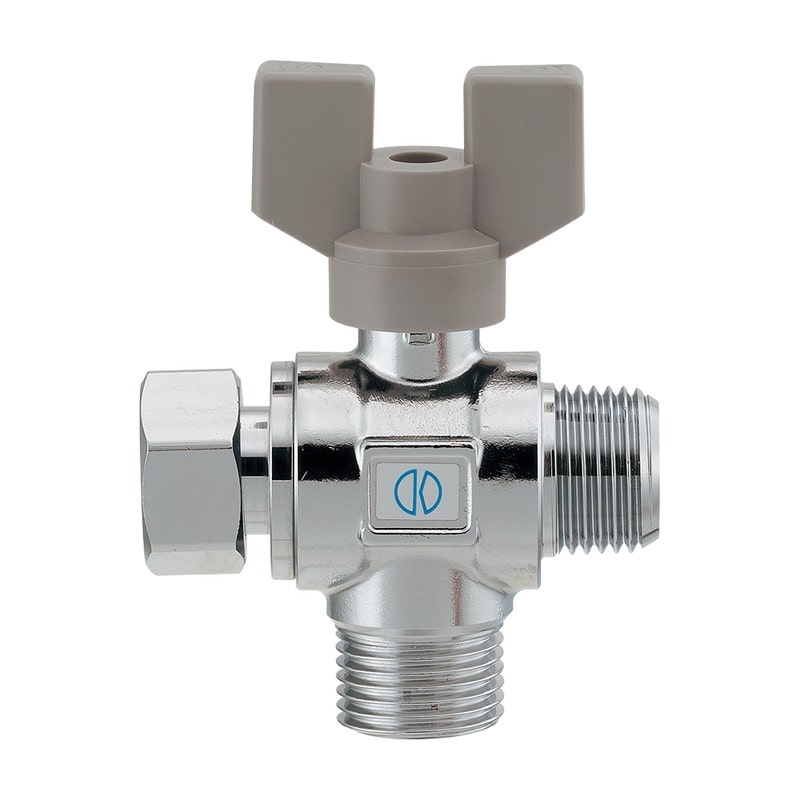 カクダイ 2232928 650-225-13 三方ボールバルブ #650-225-13 1個（ご注文単位1個）【直送品】