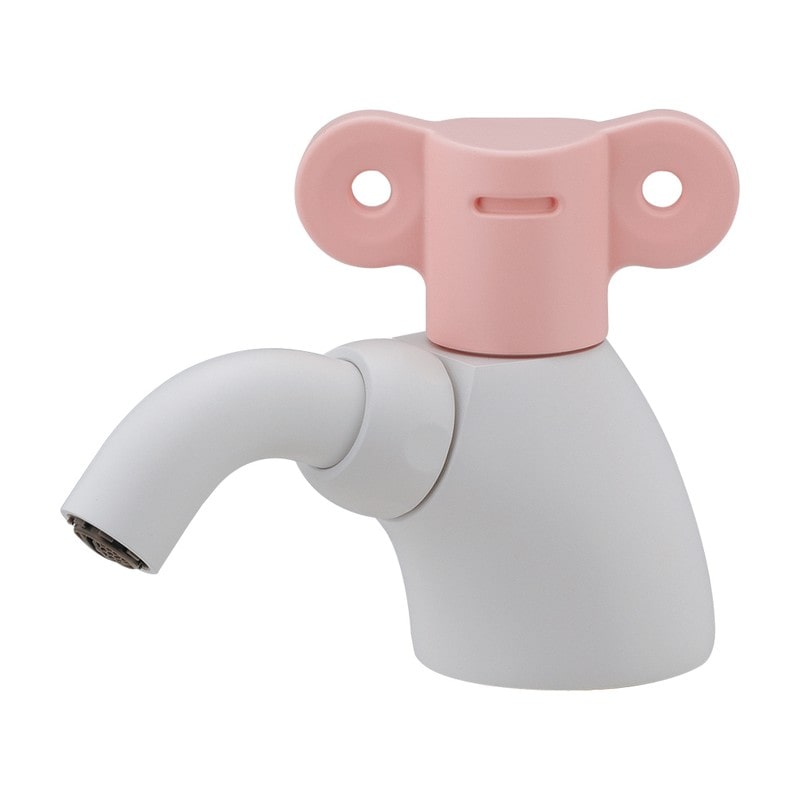 カクダイ 2236377 回転立水栓 フロストピーチ 700-501-P 1個（ご注文単位1個）【直送品】