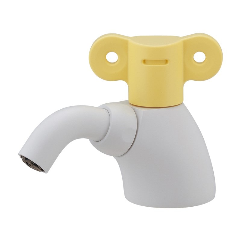 カクダイ 2236378 回転立水栓 フロストレモン 700-501-Y 1個（ご注文単位1個）【直送品】