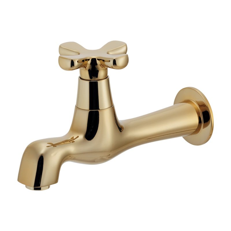 カクダイ 2236420 横水栓 アンティークゴールド 702-000-AG 1個（ご注文単位1個）【直送品】