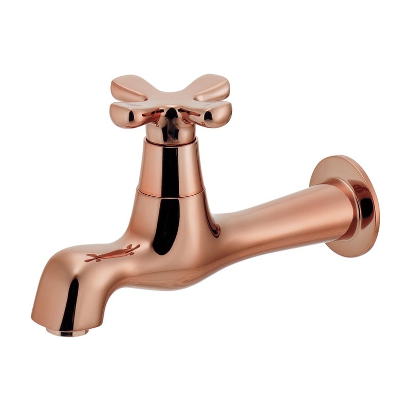 カクダイ 2236421 横水栓 カッパーブラウン 702-000-BR 1個（ご注文単位1個）【直送品】