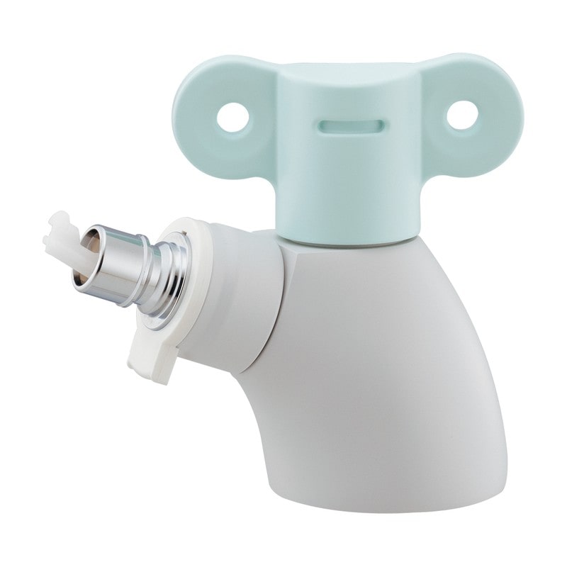 カクダイ 2236628 洗濯機用立水栓 フロストミント 732-201-B 1個（ご注文単位1個）【直送品】