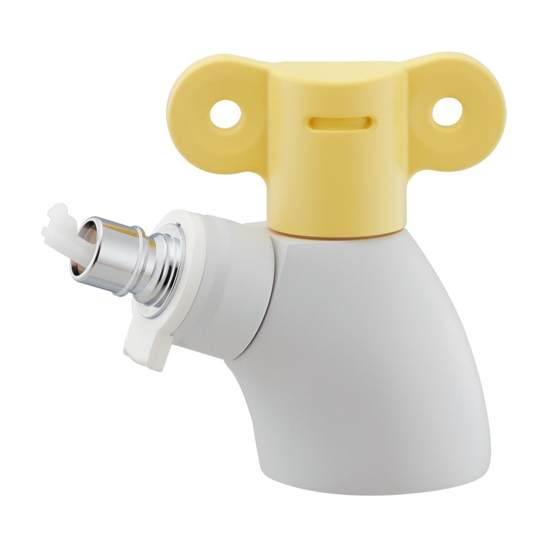 カクダイ 2236630 洗濯機用立水栓 フロストレモン 732-201-Y 1個（ご注文単位1個）【直送品】