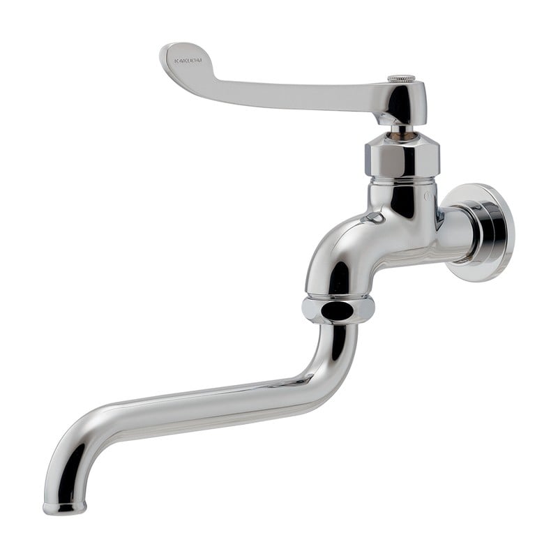 カクダイ 2237636 724-16420QR厨房ロングレバー自在水栓 724-164-20QR 1個（ご注文単位1個）【直送品】