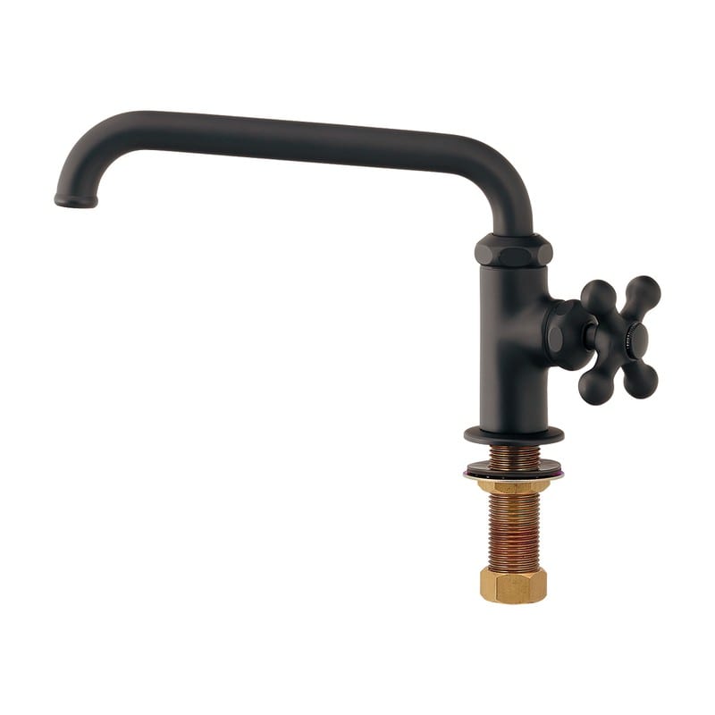 カクダイ 2232970 立形自在水栓マットブラック #700-767-D 1個（ご注文単位1個）【直送品】