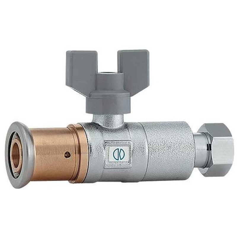 カクダイ 2224248 656-201-13A 逆止弁ボール止水栓 #656-201-13A 1個(ご注文単位1個)【直送品】