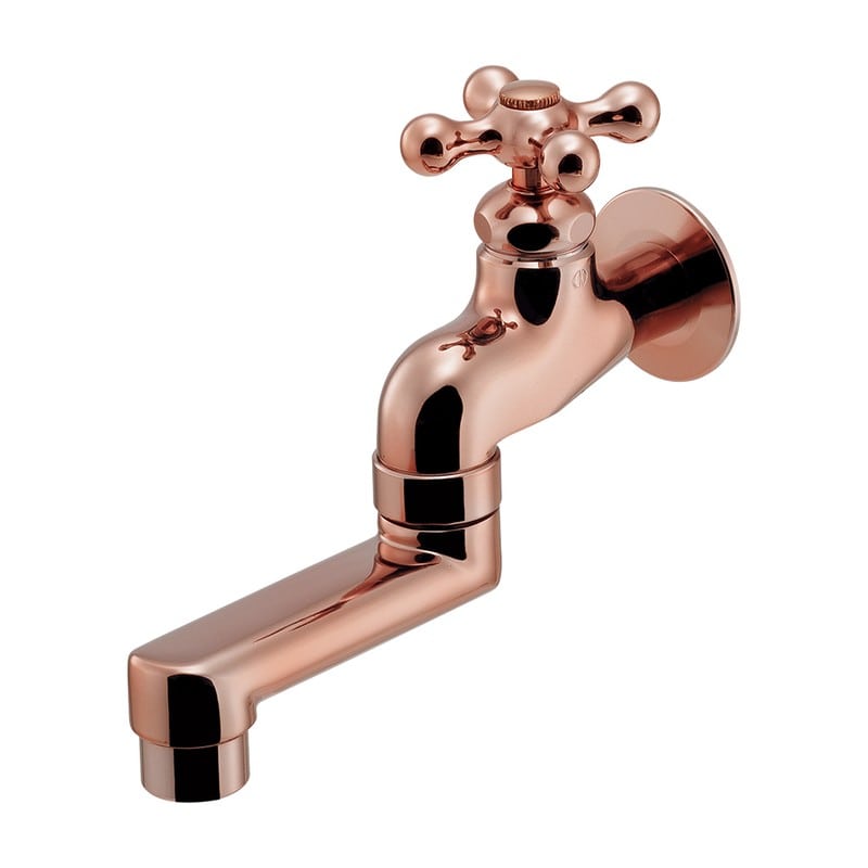 カクダイ 2237547 自在水栓80カッパーブラウン 706-071-BR 1個（ご注文単位1個）【直送品】