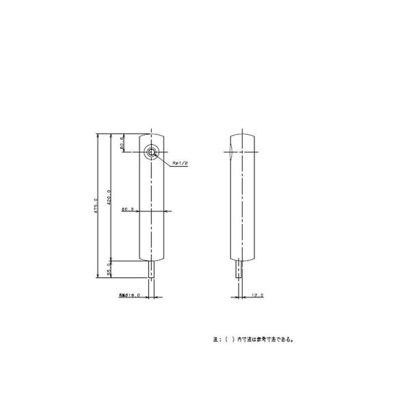 カクダイ 2223509 ステンレス水栓柱ショート型 #624-081 1個(ご注文単位1個)【直送品】