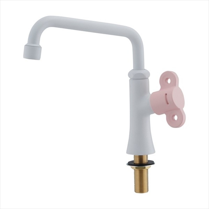 カクダイ 2236891 泡沫立形自在水栓 700-740-P 1個（ご注文単位1個）【直送品】