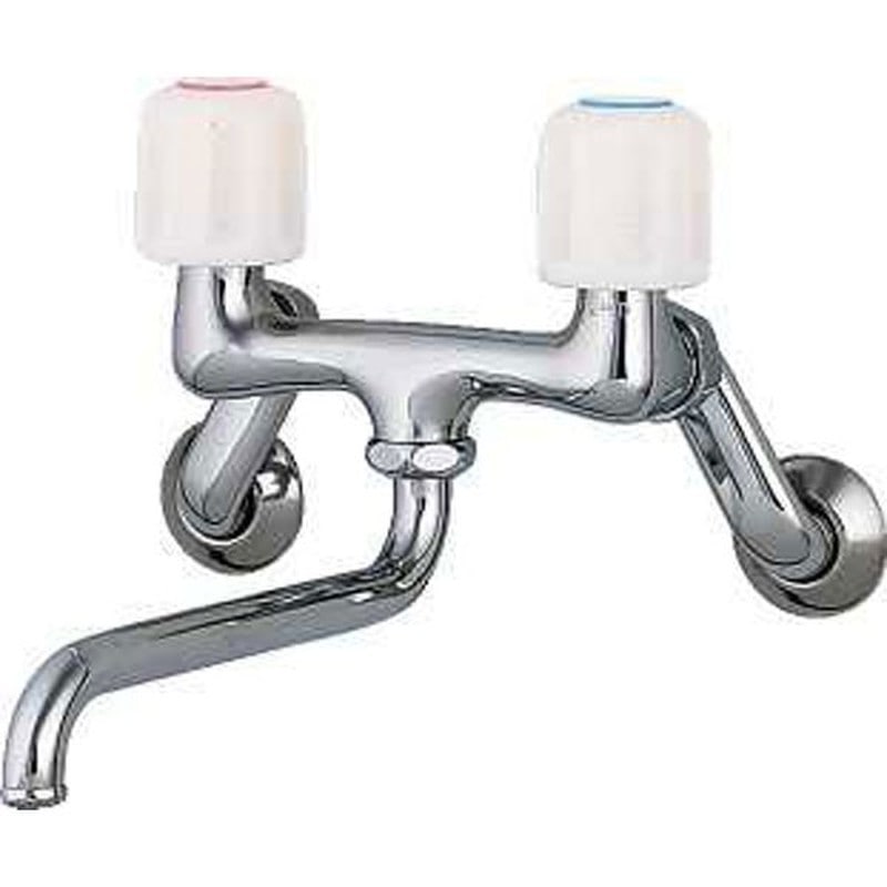 カクダイ 2220169 2ハンドル混合栓 #1280S-170 1個（ご注文単位1個）【直送品】