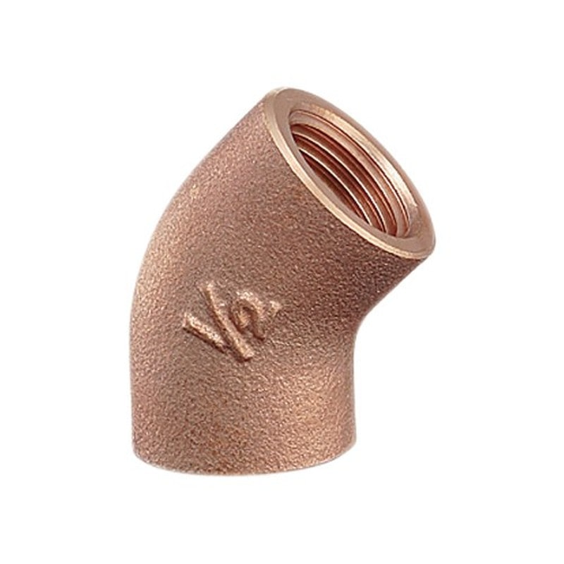 カクダイ 2223785 6466-25 砲金45°エルボ #6466-25 1個（ご注文単位1個）【直送品】