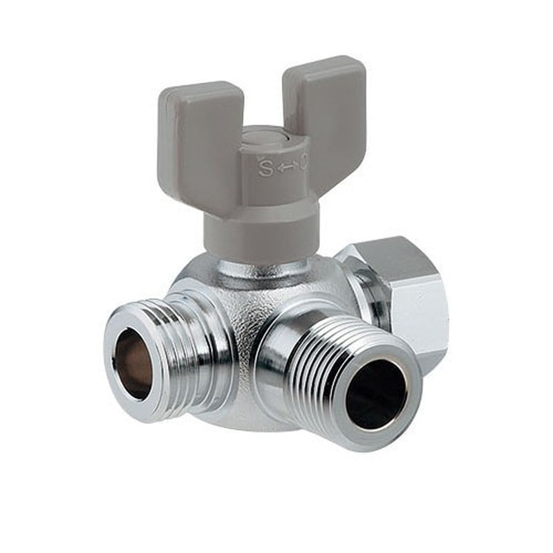 カクダイ 2232016 650-205-13 三方ボール切替弁 #650-205-13 1個（ご注文単位1個）【直送品】