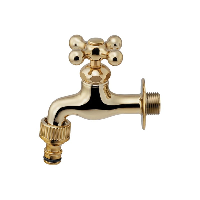 カクダイ 2237454 横水栓アンティークゴールド 701-121A-AG 1個（ご注文単位1個）【直送品】