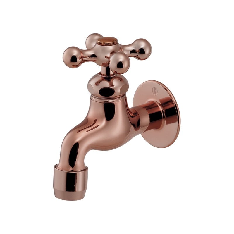 カクダイ 2237453 泡沫横水栓カッパーブラウン 701-031-BR 1個(ご注文単位1個)【直送品】