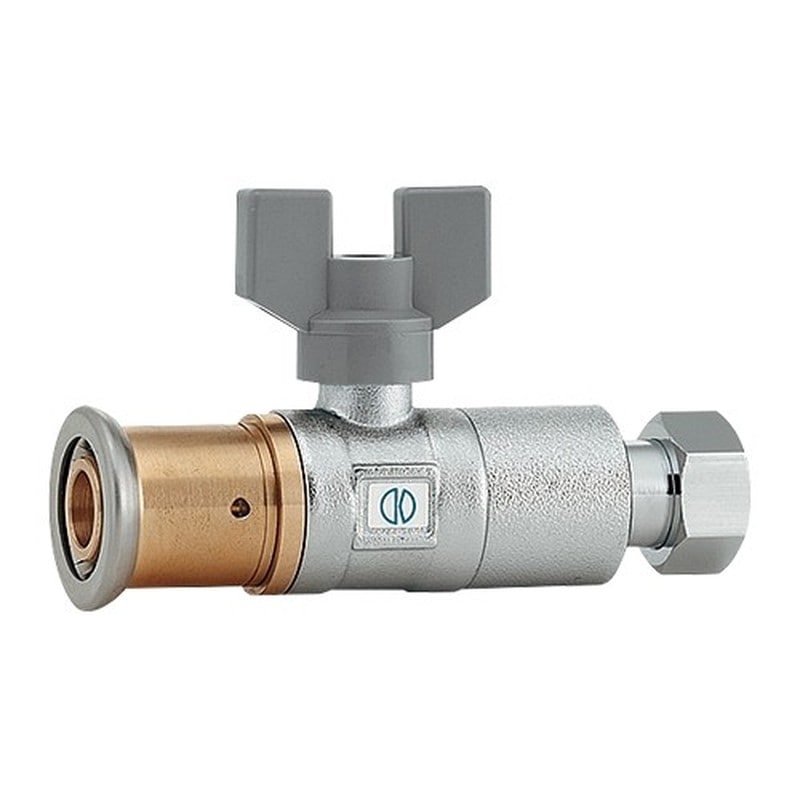 カクダイ 2224251 656-201-16B 逆止弁ボール止水栓 #656-201-16B 1個（ご注文単位1個）【直送品】