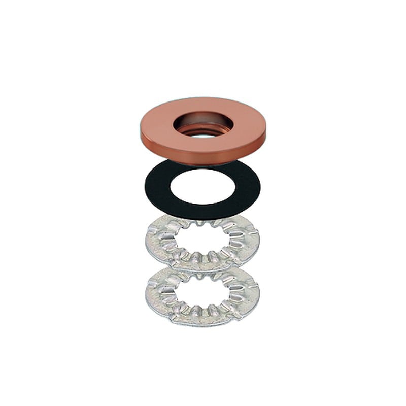 カクダイ 2235956 単水栓取付アダプター カッパーブラウン 107-828 1個(ご注文単位1個)【直送品】