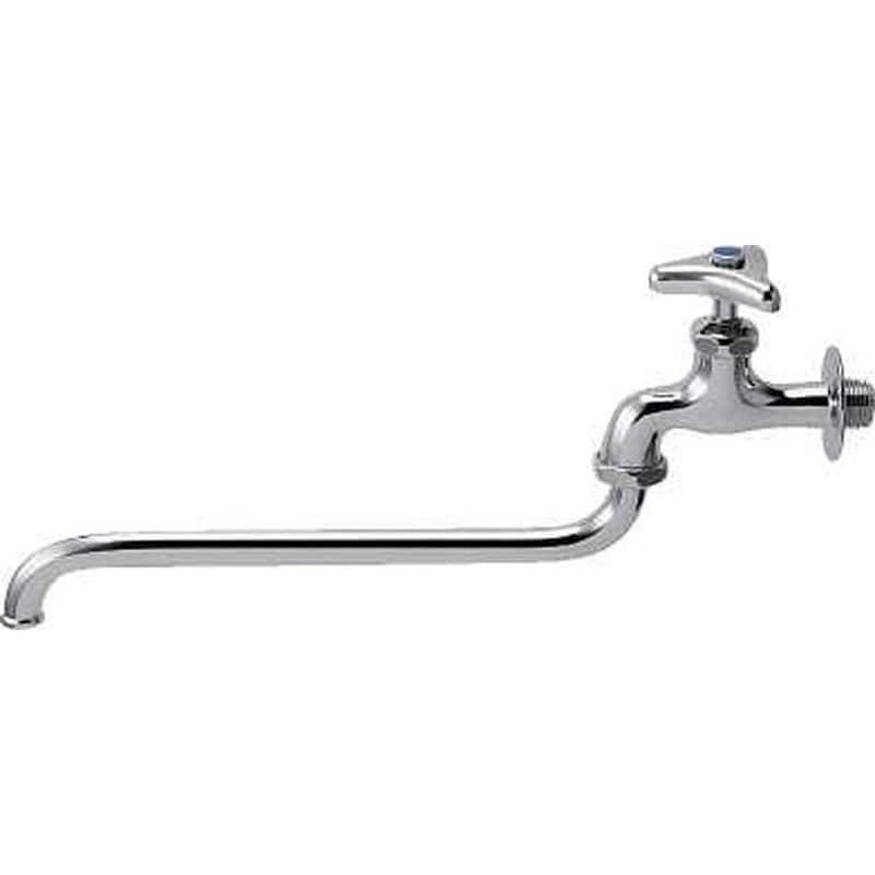 カクダイ 2225396 長パイプ自在水栓 #7067-13X300 1個(ご注文単位1個)【直送品】
