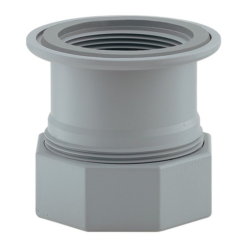 カクダイ 2232797 流台塩ビ変換アダプター #458-417-50 1個（ご注文単位1個）【直送品】