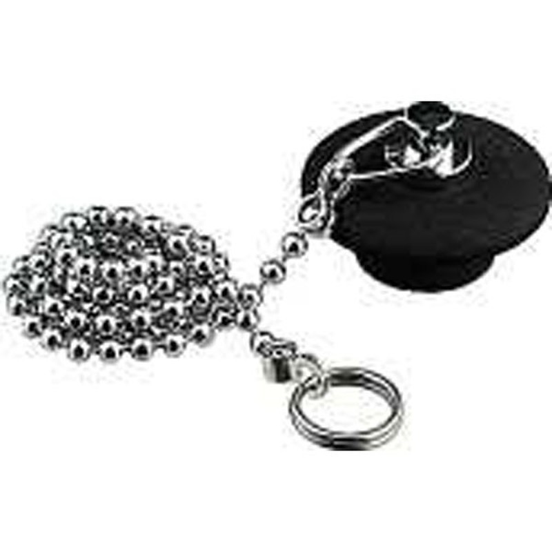 カクダイ 2221930 Wバス用ゴム栓鎖付43.2×32 #491-136 1個(ご注文単位1個)【直送品】