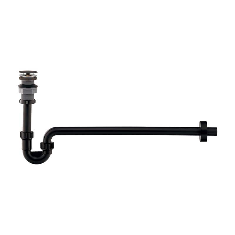 カクダイ 2235476 432-539-25D 丸鉢つきPトラップ BK #432-539-25D 1個（ご注文単位1個）【直送品】