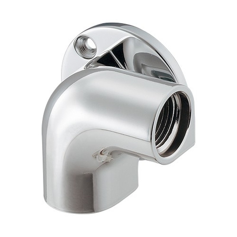 カクダイ 2232866 612-511-25 クローム座付エルボ #612-511-25 1個（ご注文単位1個）【直送品】