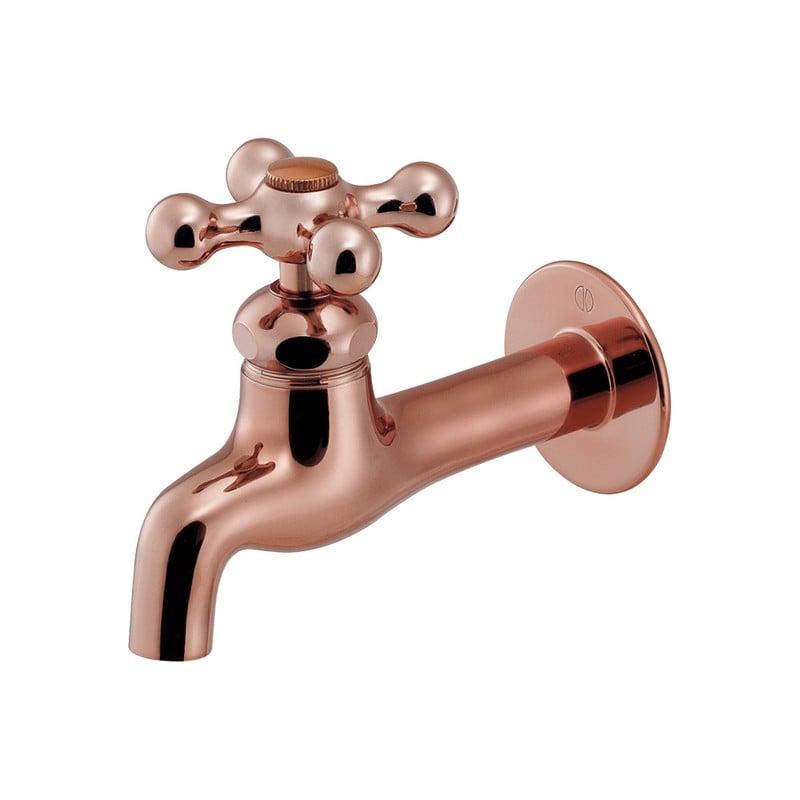 カクダイ 2237451 横水栓ロングブラウン 701-021B-BR 1個（ご注文単位1個）【直送品】