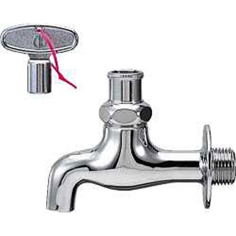 カクダイ 2225329 共用横水栓かぎ式 13 #7035 1個（ご注文単位1個）【直送品】