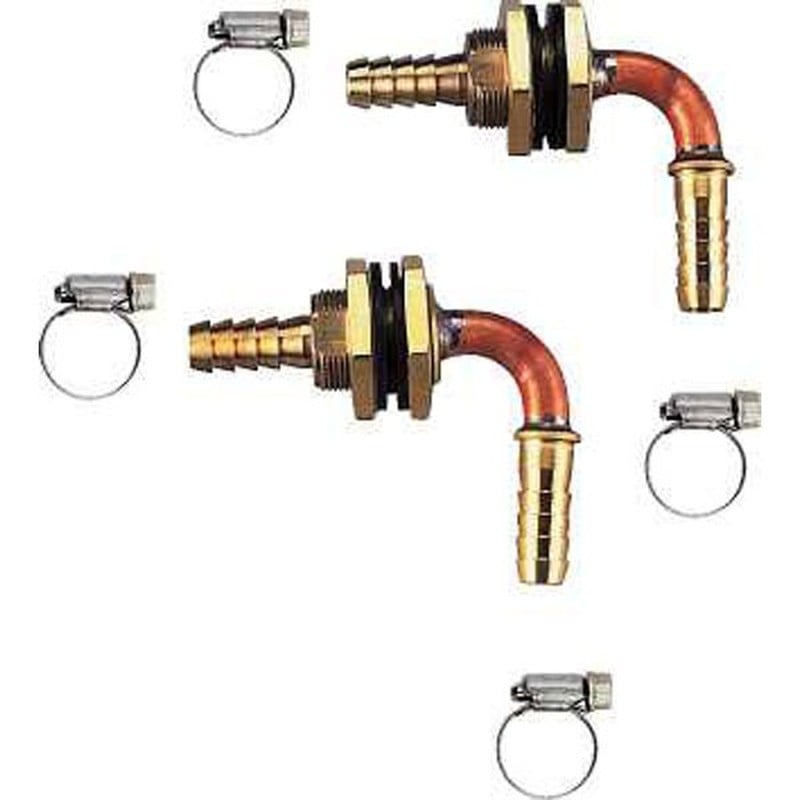 カクダイ 2221261 ユニットバス貫通金具 #415-800 1個（ご注文単位1個）【直送品】