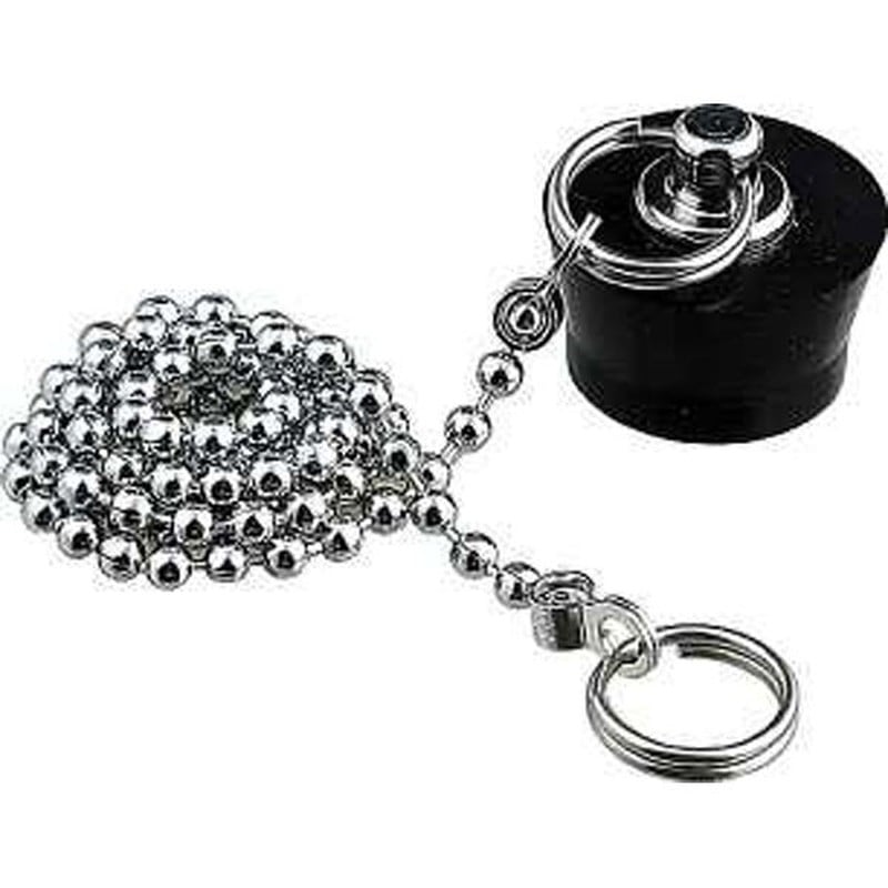 カクダイ 2221912 バス用ゴム栓鎖付/30×25 #491-111 1個（ご注文単位1個）【直送品】