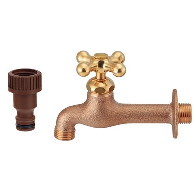 カクダイ 2231104 ガーデン胴長水栓 #702-028-13 1個（ご注文単位1個）【直送品】