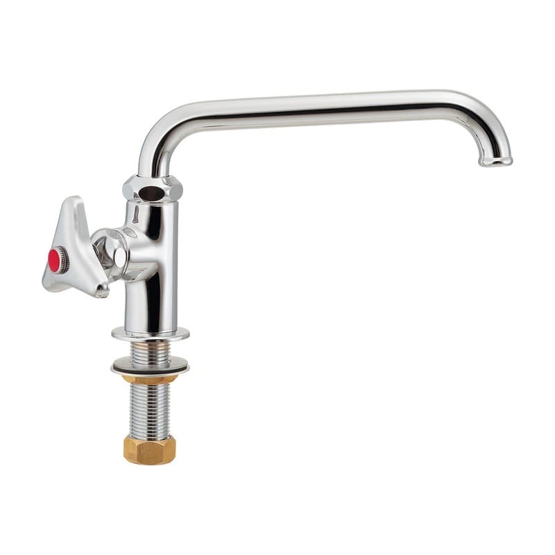 カクダイ 2233039 左ハンドル立形自在水栓 #724-763-13 1個（ご注文単位1個）【直送品】