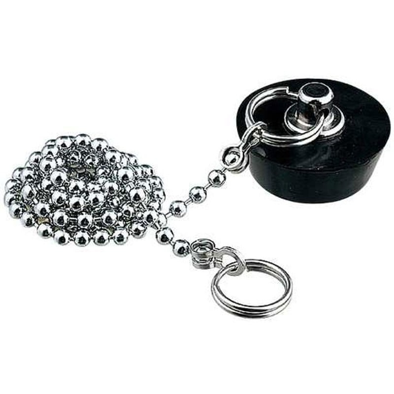 カクダイ 2221919 バス用ゴム栓鎖付/47×40 #491-118 1個（ご注文単位1個）【直送品】