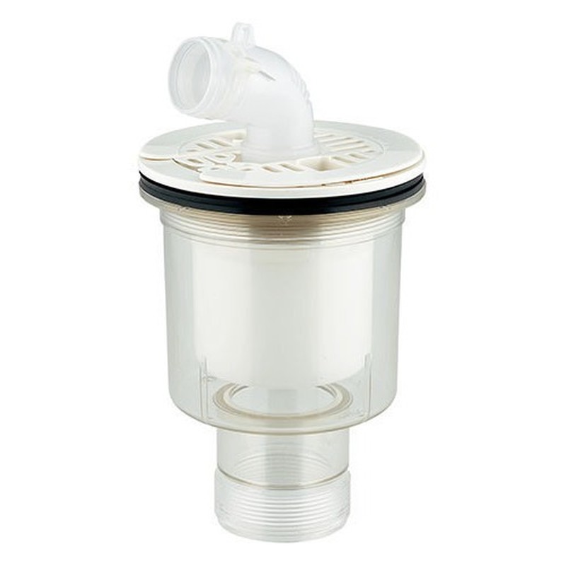 カクダイ 2231746 縦引トラップ ホワイト #426-154-W 1個（ご注文単位1個）【直送品】