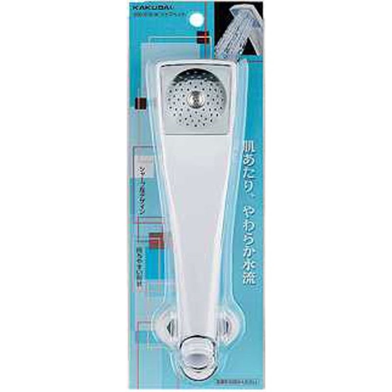 カクダイ 2220839 シャワヘッド/ホワイト #356-610-W 1個（ご注文単位1個）【直送品】