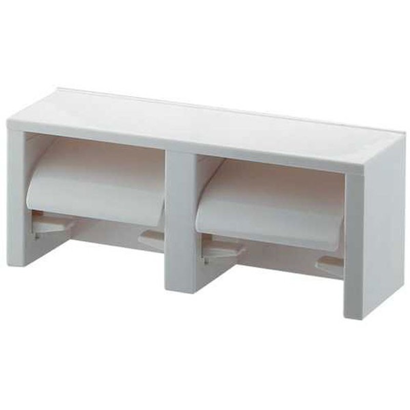 カクダイ 2229401 ツインペーパーホルダー/ワンタッチ #203-015 1個（ご注文単位1個）【直送品】