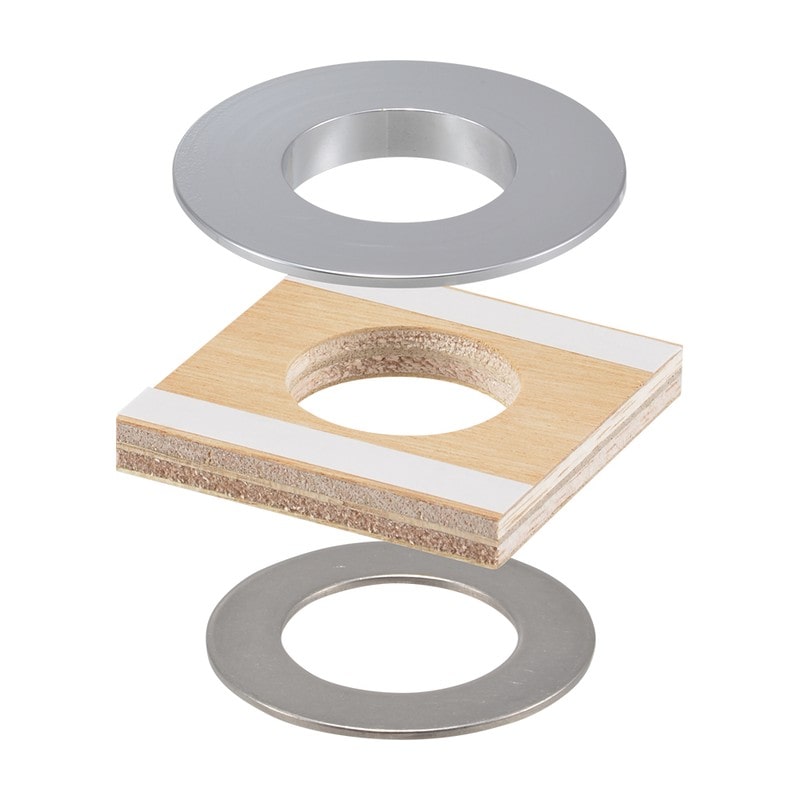 カクダイ 2237069 取付穴縮小アダプターセット 107-925 1個（ご注文単位1個）【直送品】