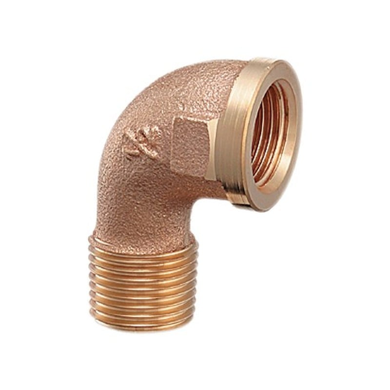 カクダイ 2223001 6124-25 砲金ストリートエルボ #6124-25 1個（ご注文単位1個）【直送品】