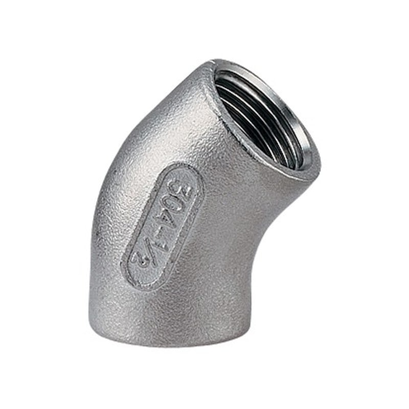 カクダイ 2223806 ステンレス45°エルボ #647-011-30 1個（ご注文単位1個）【直送品】