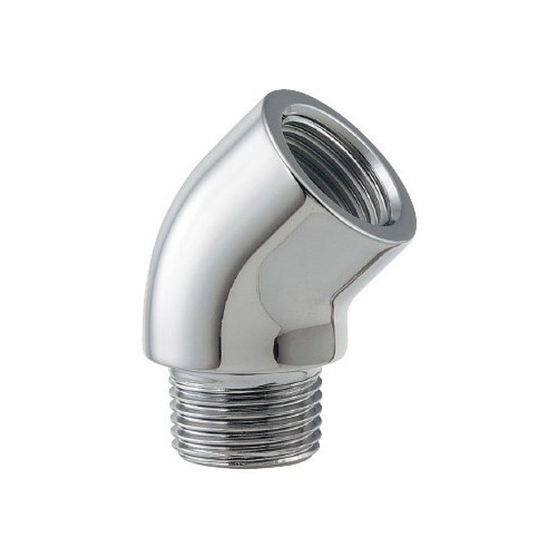 カクダイ 2231044 45°ストリートエルボ クローム #646-650-13 1個（ご注文単位1個）【直送品】