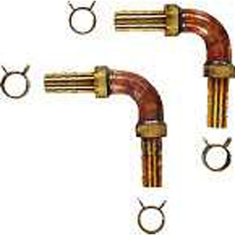 カクダイ 2221283 ペア耐熱管用エルボ 10A #416-413 1個(ご注文単位1個)【直送品】