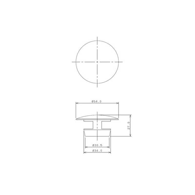 カクダイ 2221488 化粧キャップ #433-114 1個(ご注文単位1個)【直送品】