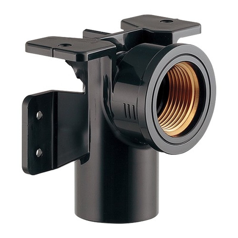 カクダイ 2232887 樹脂製両座付エルボ #619-325-25 1個(ご注文単位1個)【直送品】