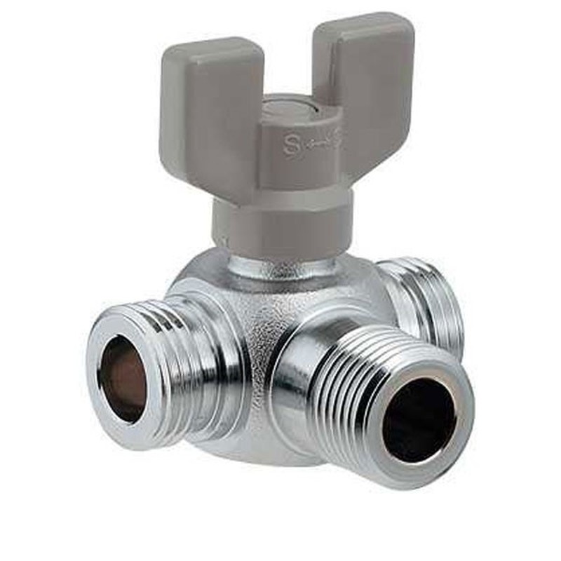 カクダイ 2224037 カクダイ 6502 三方ボール切替弁 13 #6502 1個(ご注文単位1個)【直送品】