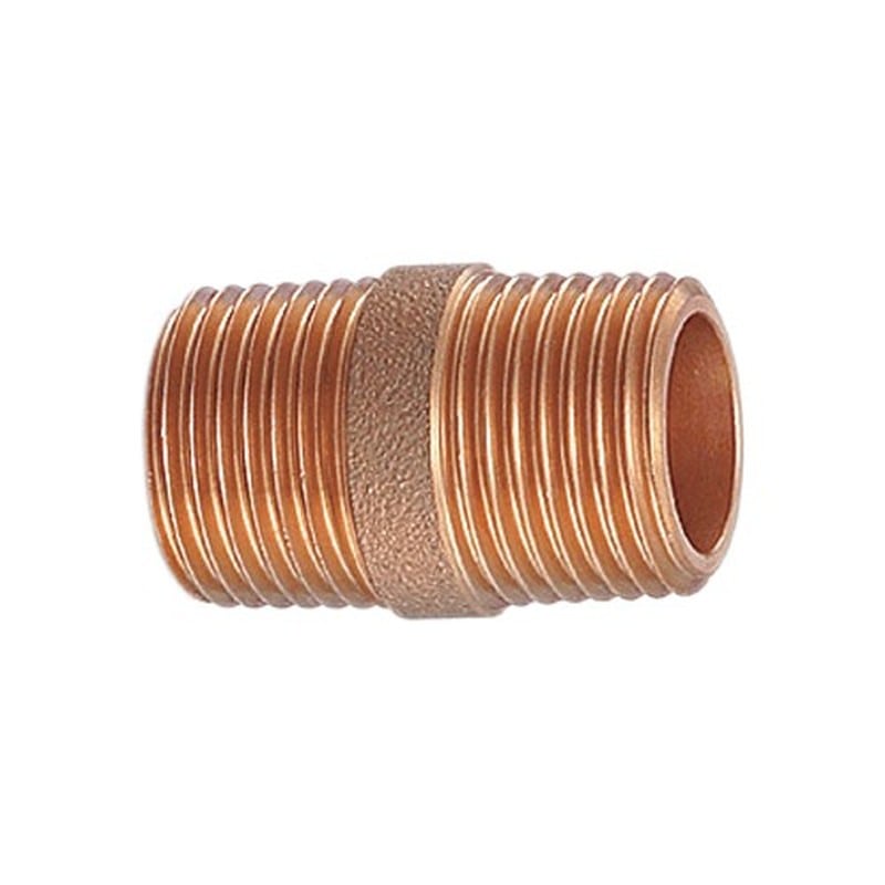 カクダイ 2228227 6499-30 砲金丸ニップル #6499-30 1個（ご注文単位1個）【直送品】