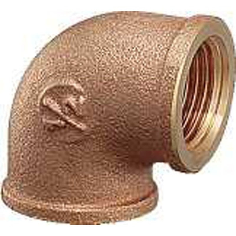 カクダイ 2223008 6125-25 砲金エルボ #6125-25 1個（ご注文単位1個）【直送品】