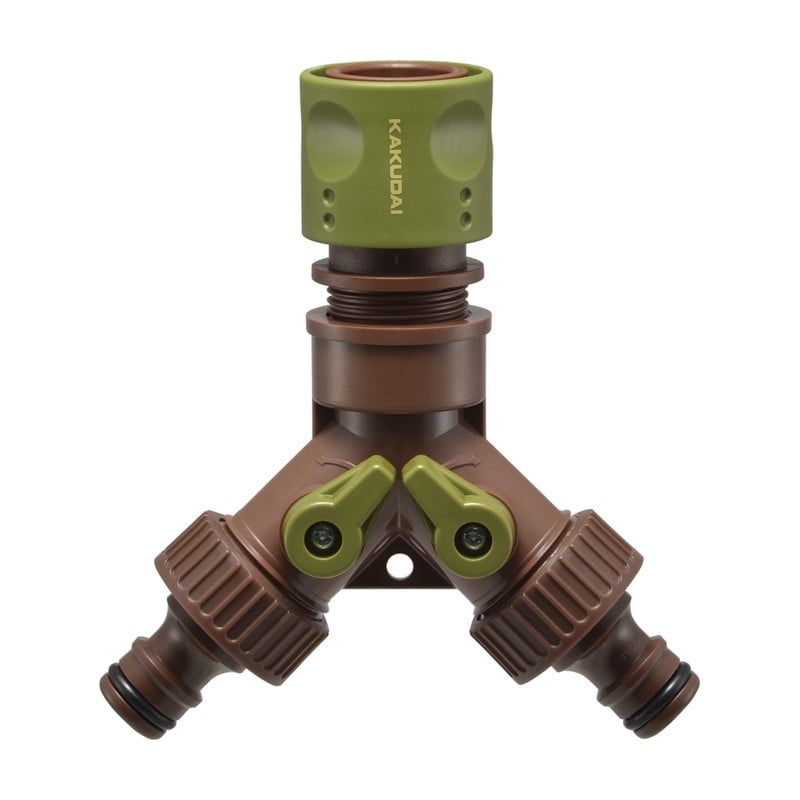 カクダイ 2236283 コックつき分岐コネクター 568-428 1個（ご注文単位1個）【直送品】